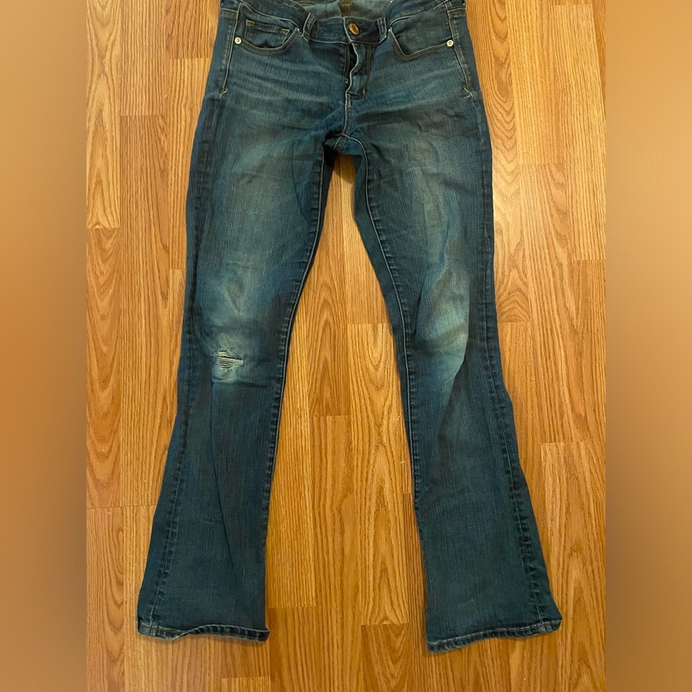 Bootcut jeans. Size 8